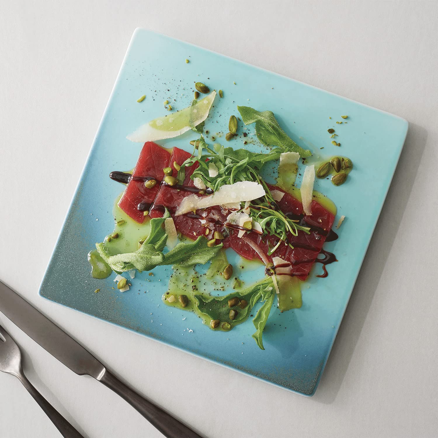 Amazon.co.jp: Noritake ノリタケ スクエア フラット プレート